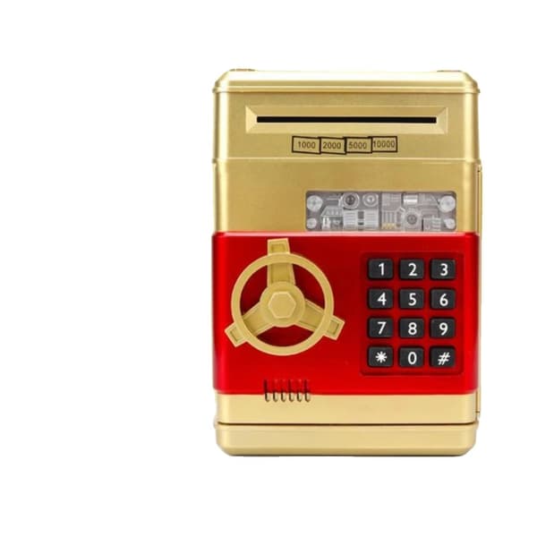 Elektronisk Spargris, Interaktiv Pengahantering, Digital Myntspårare,Guld