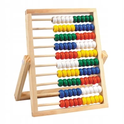 Träkulram för barn, 10 rader