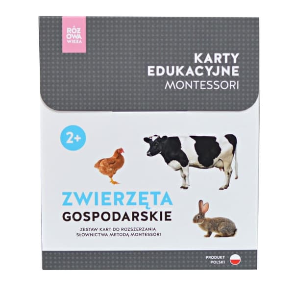 Montessorikort LANDBRUGSDJUR + memo