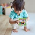 Miniatyrbillede 3 af 8: Sensorisk Tyggevenlig Badebog til Babyer - Vandtålig Aktivitetsbog med Knitrelyde & Tosproget Indhold | Blød Tandkønslegetøj + Forælder-Barn-Interakti