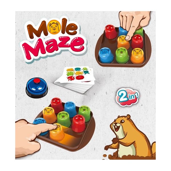 WOOPIE IQ Logic Game 2-i-1 Tre i træk