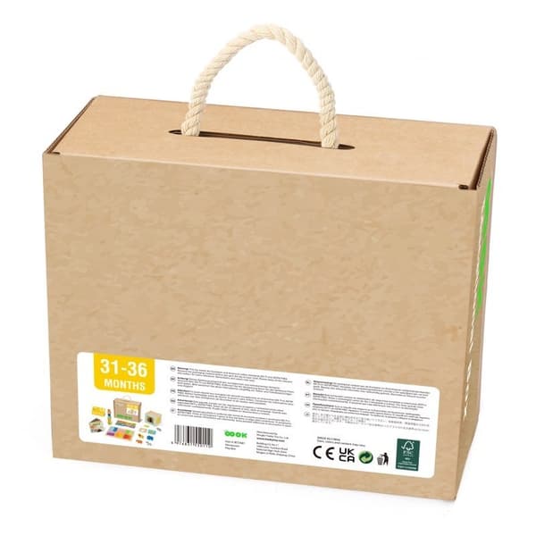 Box XXL Montessori Educational 7in1 Sensory 31-36 kuukautta Lumarko!