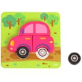 Miniatyrbild 7 av 11: Träpusselklossar Fordon Montessori FSC Lumarko!