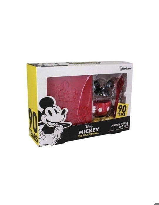 Äggkoppsset - Disney - Musse Pigg - Röd - För barn - Presentförpackning
