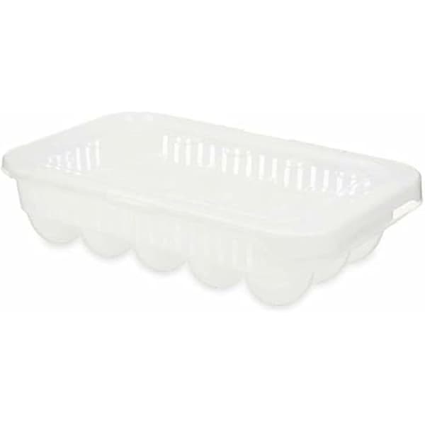 Äggkoppar i plast - Kinvara - Set med 12 - Transparent - Flerfärgad - 17,5 x 7 x 28,5 cm