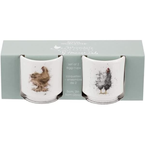 Wrendale by Royal Worcester by Royal Worcester Wrendale Hens Egg Cups, set om 2 - WN3918-XD