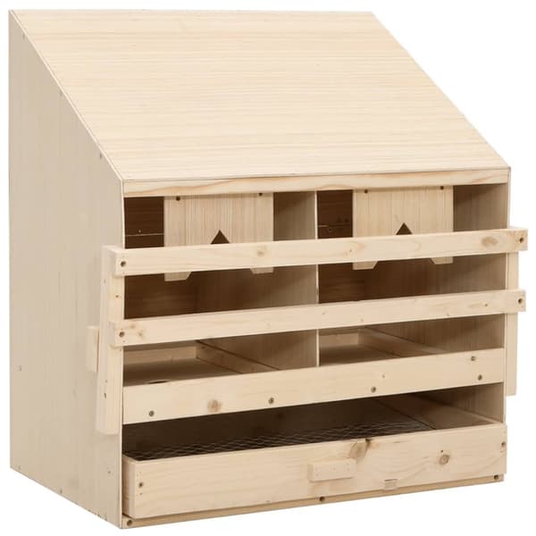 vidaXL Hekkeboks 2 rom 63x40x65 cm heltre furu