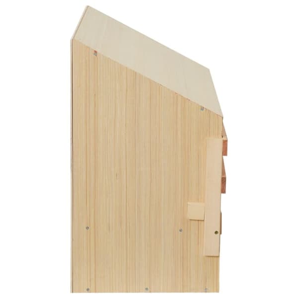 vidaXL Värprede 3 fack 72x33x54 cm massiv furu