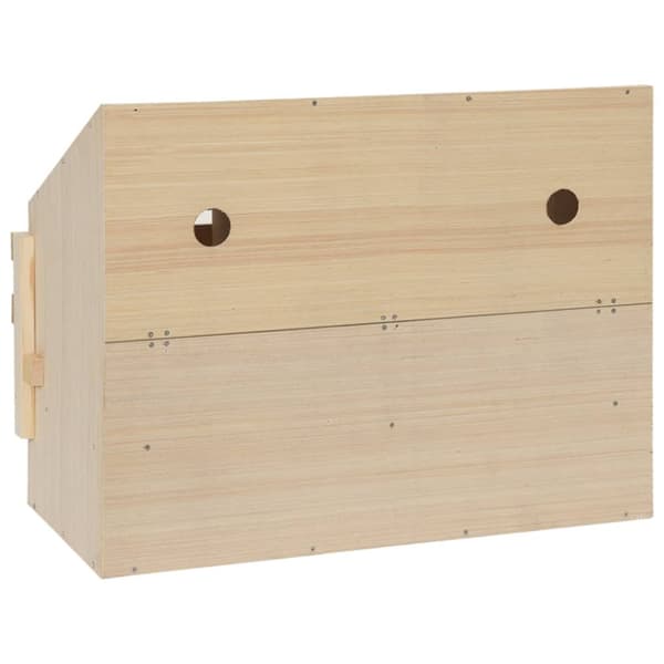 vidaXL Värprede 3 fack 72x33x54 cm massiv furu