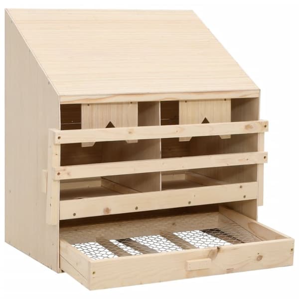 vidaXL rugekasse 2 rum 63 x 40 x 65 cm massivt fyrretræ