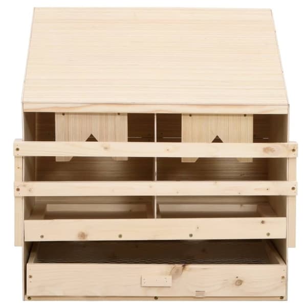 vidaXL rugekasse 2 rum 63 x 40 x 65 cm massivt fyrretræ