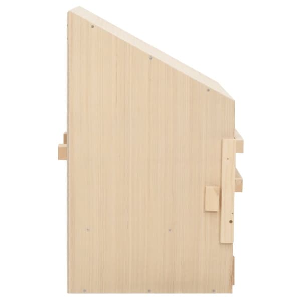 vidaXL rugekasse 2 rum 63 x 40 x 65 cm massivt fyrretræ