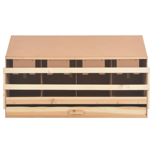 vidaXL Kanan munintapesä 4 osastoa 106x40x59 cm mänty