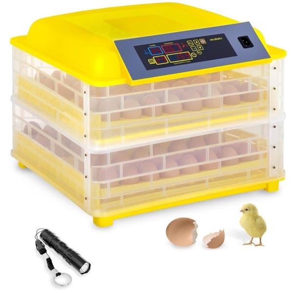 Incubato Äggkläckningsmaskin - 96 ägg - Inkl. ägglampa - Helautomatisk