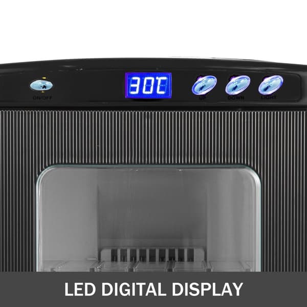 25L Reptilinkubator - Digital temperaturkontroll, 5-60°C omfång, PVC-dörr & flyttbara hyllplan