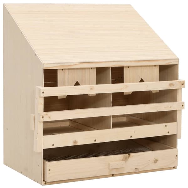 Äggkläckningsmaskiner - Living Värprede 2 fack 63x40x65 cm massiv furu