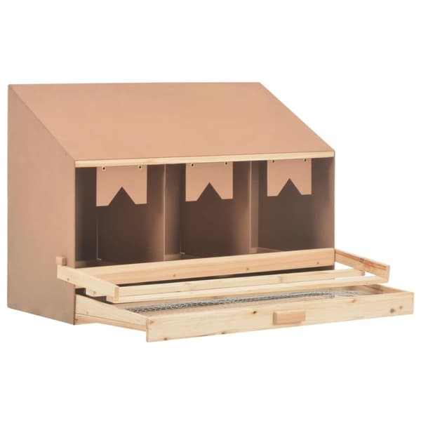 Rugemaskiner - Living rugekasse 3 rum 93 x 40 x 65 cm massivt fyrretræ