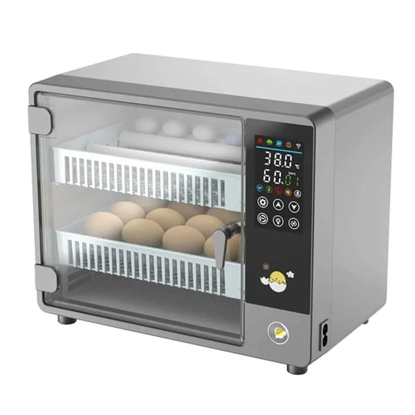 24 Æg Inkubator, Automatisk Æg Vending, Touch Screen Kontrol,24Æg EU stik