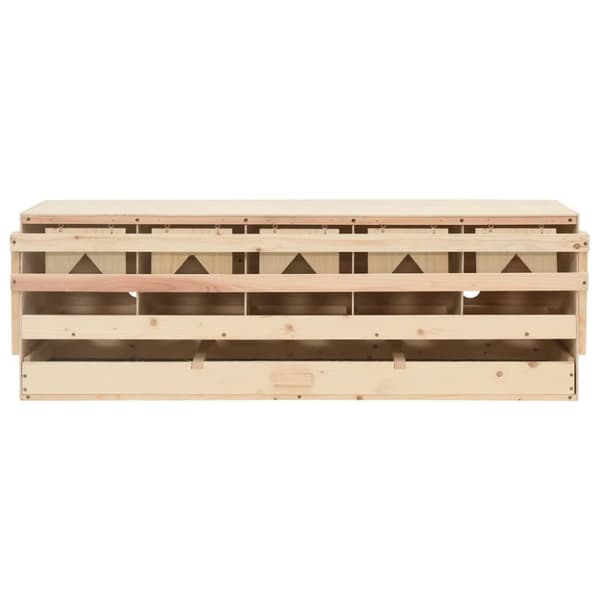 Värprede 5 fack 117x33x38 cm massiv furu