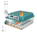 Miniatyrbild 1 av 2: Miniägginkubator, Automatisk äggvändning, Dubbel strömförsörjning,16 ägg