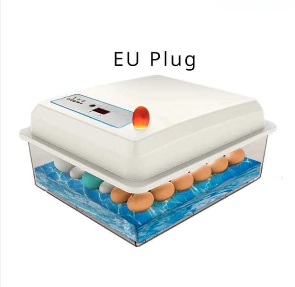 Ägginkubator, Helautomatiskt, Kapacitet för 20 Ägg,EU-kontakt, 20ägg
