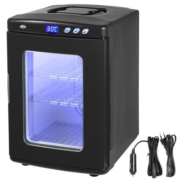 Reptilinkubator, Præcis Temperaturkontrol, Rummelig 25L Kapacitet,25L, sort