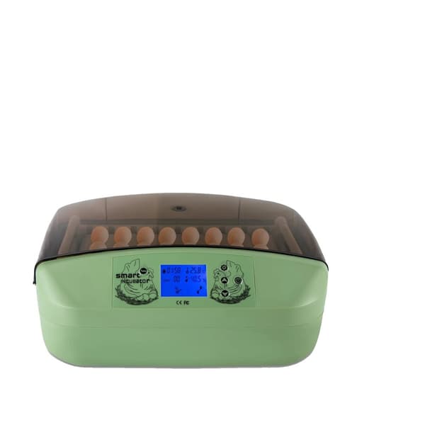 Ägginkubator, 32-ägg kapacitet, automatisk vändning, justerbar temperatur