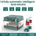 Miniatyrbild 2 av 2: Automatisk äggkläckare, lådtypdesign, automatisk vattenpåfyllning, 15 ägg EU-kontakt 220v