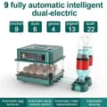 Miniatyrbild 2 av 2: Automatisk äggkläckare, lådtypdesign, automatisk vattenpåfyllning, 9 ägg EU-kontakt 220v