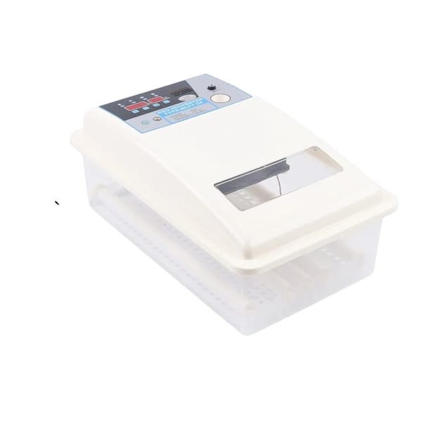 Ägginkubator, 24 ägg kapacitet, automatisk version, LED-display,VIT