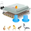 Miniatyrbild 1 av 2: 36 Ägg Inkubator, Helt Automatisk Intelligent, Automatisk Äggrotation, 4 Inkubationslägen,VIT
