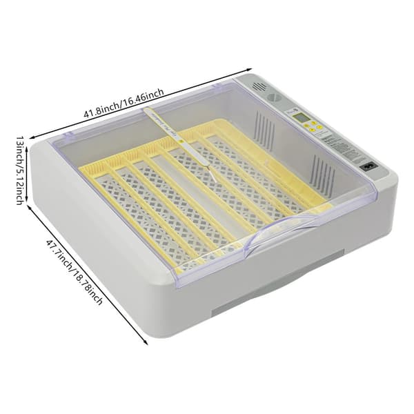 Ägginkubator, Automatisk Temperaturkontroll, 36 Ägg Kapacitet, LED-display,Som visat