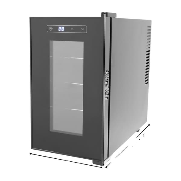 Reptilägginkubator, Justerbar temperatur 10-40°C, Stor kapacitet 6,08 gallon, Touchscreen-kontroll,Svart