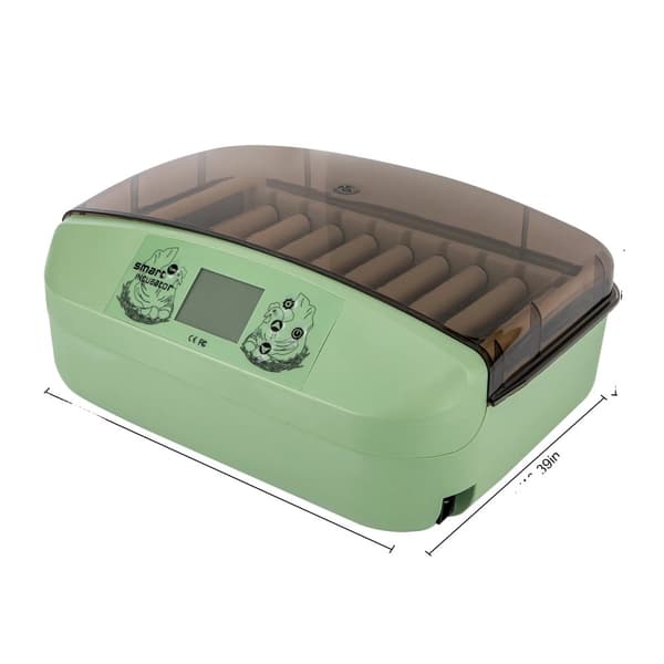 Ägginkubator, Automatisk Äggrotation, 32 Ägg Kapacitet, Temperaturkontroll,grön