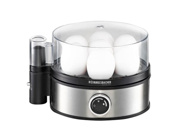 Rommelsbacher ER 400 - Eggkoker - 400 W - rustfritt stål / svart