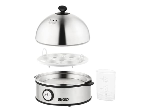 UNOLD 38626 Edel - Eggkoker - 360 W - rustfritt stål / svart