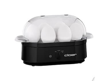 Cloer 6080 - Eggkoker - 350 W - sort