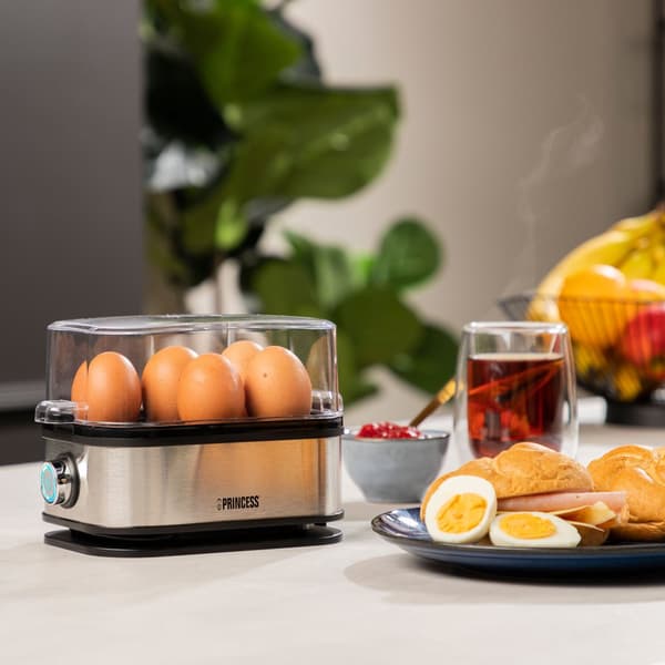 Eggkoker 6 egg 400Watt Rustfritt stål
