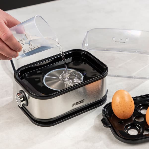 Eggkoker 6 egg 400Watt Rustfritt stål