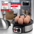 Miniatyrbillede 1 af 7: Clatronic EK 3321 æggekoger 7 æg 400 W Sort, Rustfrit stål