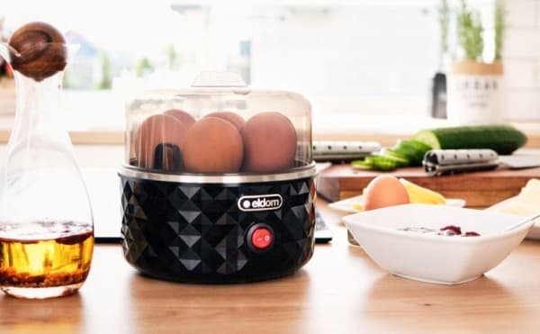 EM101C ELDOM Munakeitin EGGO, 1-7 munaa, 380 W, säädettävä kypsennyskestävyys