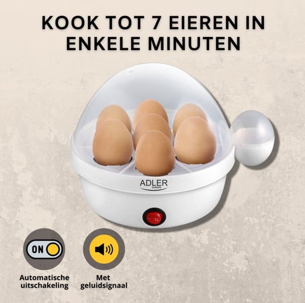 Adler AD4459 7 munaa 450 W Valkoinen