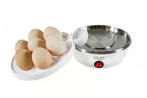 Adler AD4459 æggekoger 7 æg 450 W Hvid