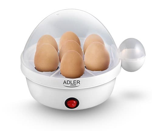 Adler AD4459 æggekoger 7 æg 450 W Hvid