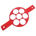 Miniatyrbild 1 av 4: Äggform - Flippin Fantastic - Silikon - Röd - Non-stick - 130 g