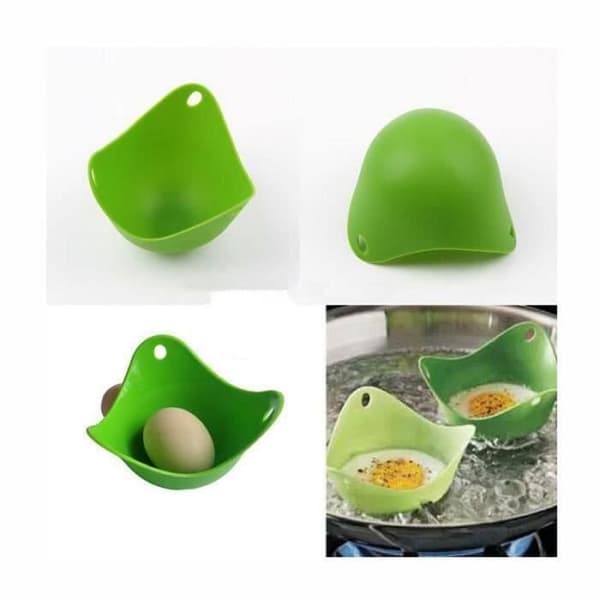 YF12537-Set med 4 ägg Poacher Pocherat ägg Silikon Bakeware Köksredskap
