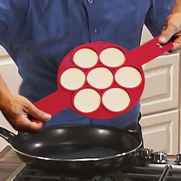 Ny 2017 Non Stick Flippin' Fantastic Nonstick Pancake Maker Egg Maker Ring