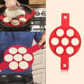 Miniatyrbild 3 av 4: Silikonform Omelett Crepes Pannkaka 7 cirklar Snabbt enkelt sätt att göra perfekta pannkakor Köksredskap