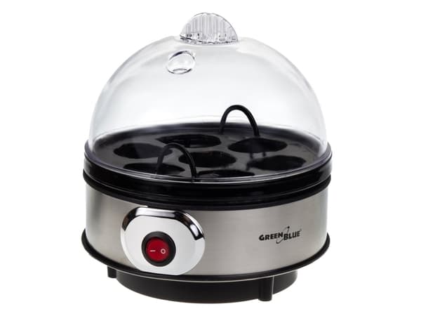 GreenBlue automaattinen munankeitin, 400W teho, jopa 7 munaa, mittakuppi, 220-240V~, 50 Hz, GB572