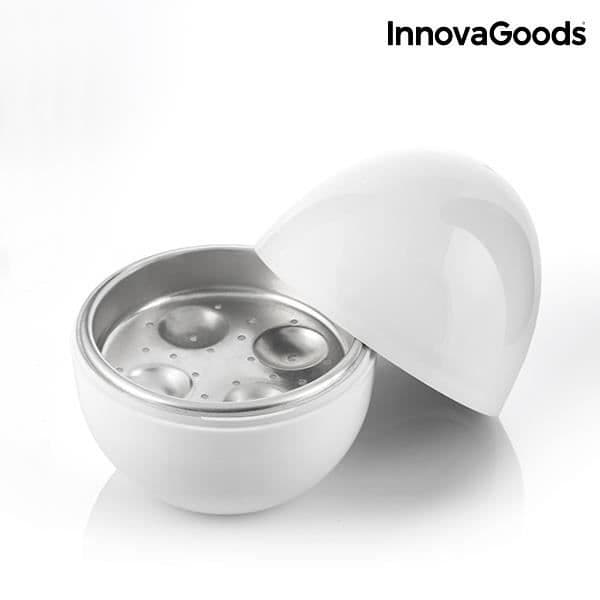 Äggkokare - InnovaGoods - Boilegg - Aluminium och PP - Kapacitet 4 ägg - Funktionell design